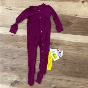 Kickee Pants Purple Footies One Piece